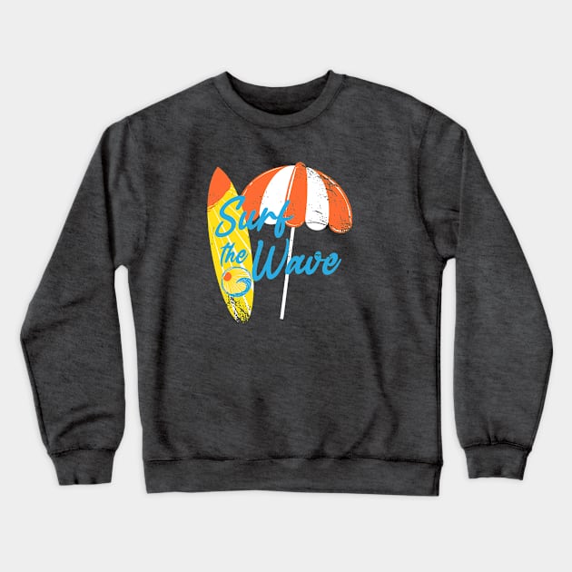 surf the wave 2 Crewneck Sweatshirt by RCDC